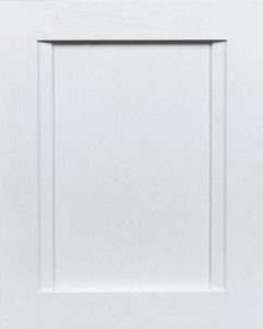 White Shaker style cabinet door