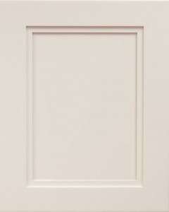 Off-white shaker-style cabinet door