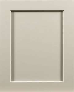 Beige Shaker-style cabinet door panel