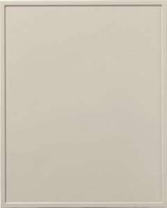 Blank beige rectangular wall with thin frame.